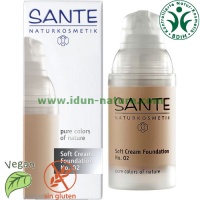 Maquillaje Soft Cream Foundation 02 Light Beige SANTE